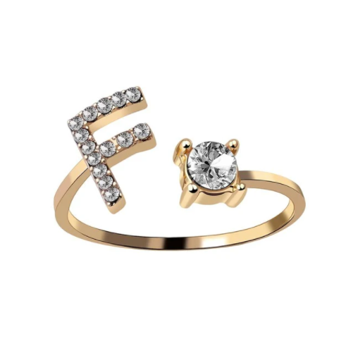 Lovely Initial Ring