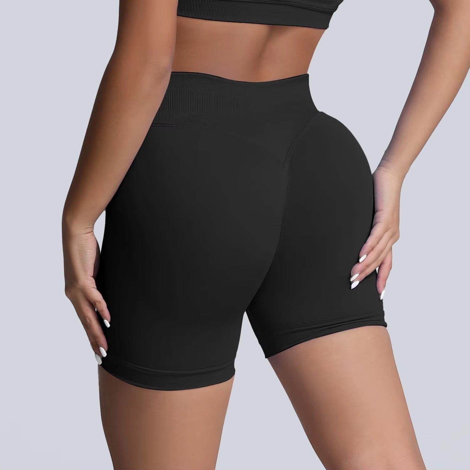 SculptFit™ High-Waist Compression Shorts