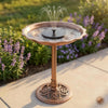BirdMagnet Solar Fountain Bird Bath